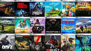 Top 30 Best SURVIVAL Games on PC