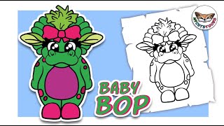 How to Draw Baby Bop  Barney and Friends