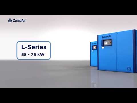 New L55 to L75 Lubricated Compressors from CompAir