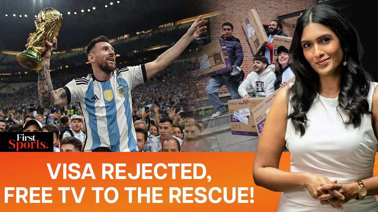 Denied Entry To See Messi, Rewarded With A New TV | FIFA World Cup | First Sports With Rupha Ramani