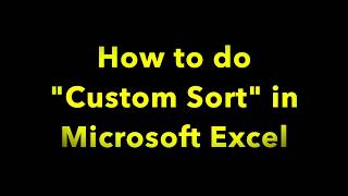 How to Custom Sort in Excel | MS Excel Tutorials for Beginners | MS Excel Tutorials | Analytics Leap