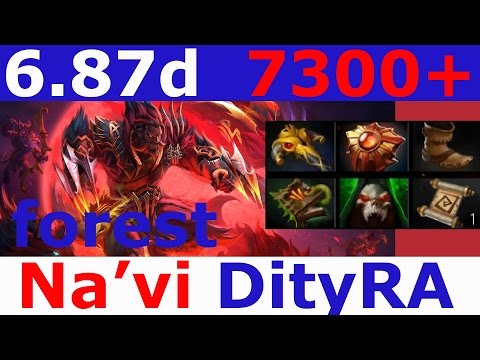 Dota 2 patch 6.87 Lycanthrope ( lycan ) Navi DityaRa TOP MMR  7300