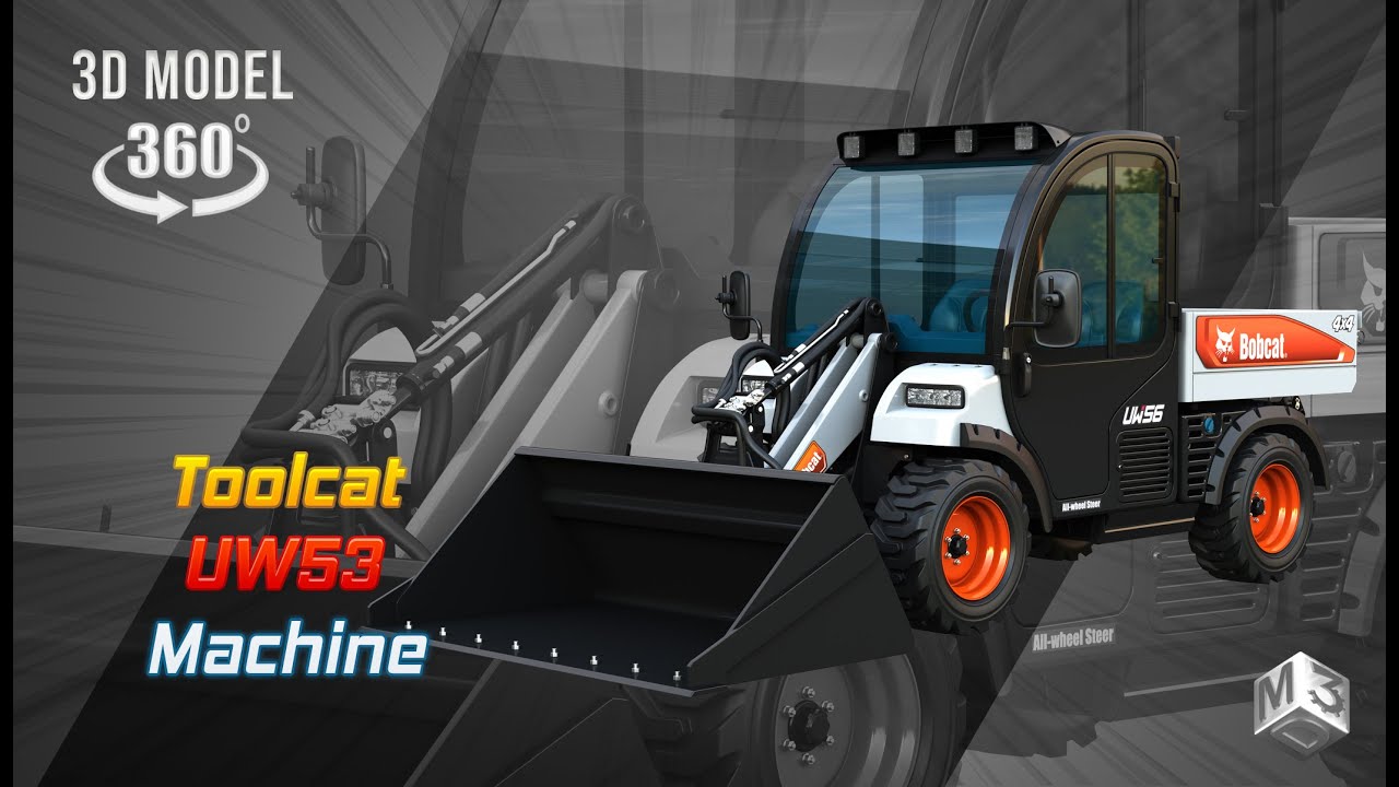 UW56 - M&aacute;quina de trabajo utilitaria Toolcat Modelo 3D