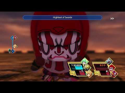 World Of Final Fantasy Maxima Omega God vs Gilgamesh 99999 Damage