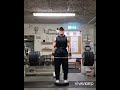 210kg deficit deadlift 5 reps for 5 sets