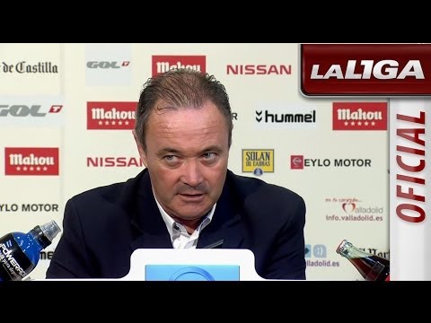 Rueda de Prensa de Juan Ignacio Martínez tras el Real Valladolid(2-2)Sevilla FC - HD