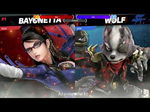 Blue (Bayonetta) vs rriftrrr (Wolf) - aj invitational #2 - Losers Round 1