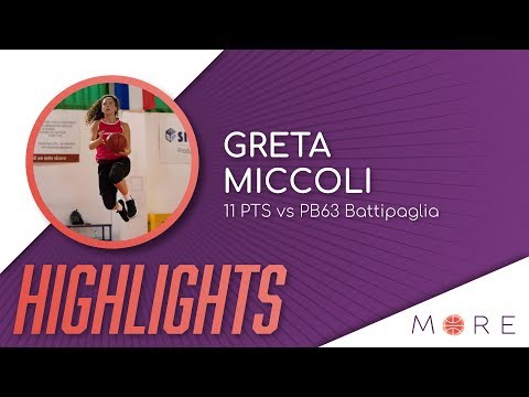 Greta Miccoli HL - Battipaglia vs Broni 25-2-2019