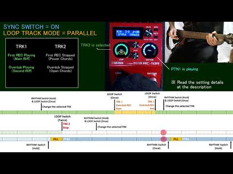 [ENGLISH]  RC-10R  "PARALLEL"  instruction Looper BOSS