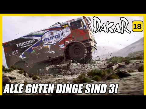DAKAR 18: Ruta 40 DLC #2: Alle guten Dinge sind 3 | Dakar 2018 Gameplay German