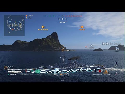 The ARP Yamato in World of Warships: Legends