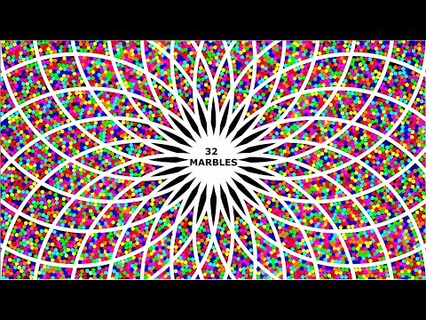 8 Times Eliminations With 32 Marbles - Elimination Marble Race in Algodoo | 63 |