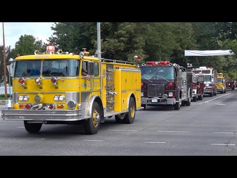 Antique Fire Apparatus Lights & Sirens Parade 47th Annual Pennsylvania Pump Primers Muster