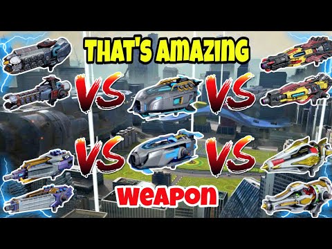 [WR] 🔥Veyron Evora VS Maha Vajra, Dazzler, Gargantua, Glaive Weapon Comparison |War Robots|
