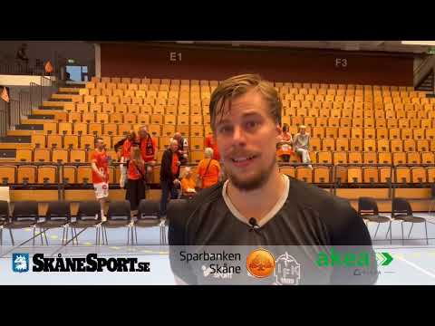 Hampus Henningsson efter IFK Kristianstads seger mot Sävehof och 2-1 i matcher i finalen.