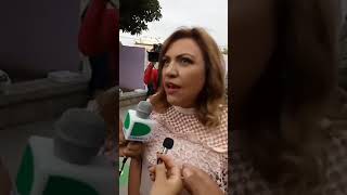 Veronica Terrones se presenta a emitir su voto