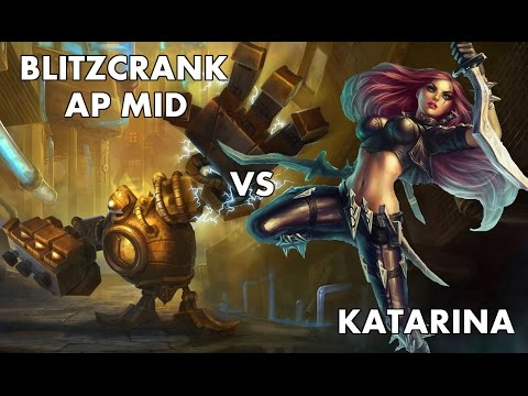 Blitz AP MID!!! C'est juste trop fort!!!! vs Katarina! Gameplay fr lol s5