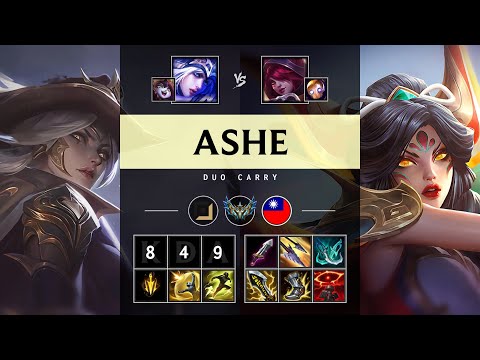Ashe ADC vs Xayah - TW Challenger Patch 25.10