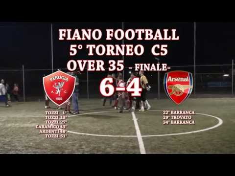 Finale 5° Torneo C5 OVER 35 2016 Perugia-Arsenal 6-3