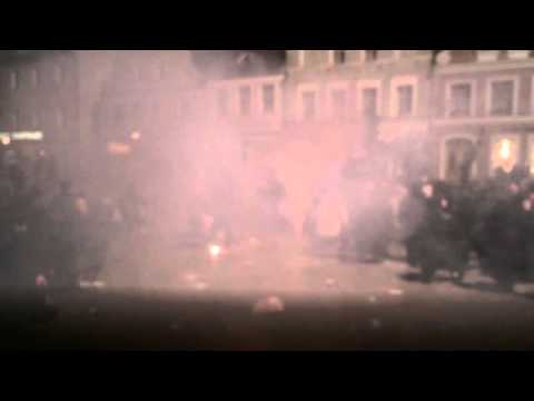 50 Jahre Energie Cottbus: Altmarkt glüht im Energie-Rot