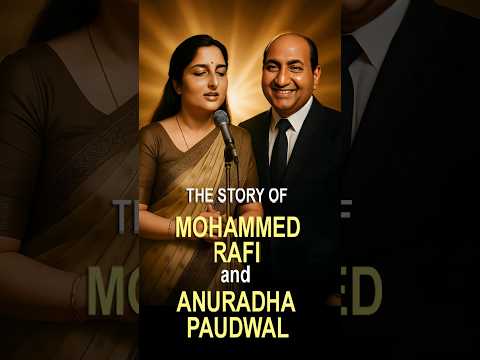 रहबर RAFI SAHAB और शागिर्द ANURADHA पौडवाल. #shorts #trendingvideo