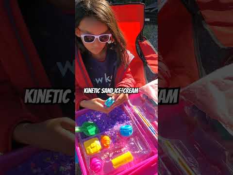 Kinetic Sand ice-cream #kineticsand #kineticsandasmr #kineticsandcutting #slime #slimeasmr #shorts
