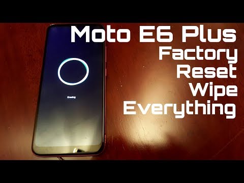Motorola Moto E6 Plus Factory Reset /Wipe Everything Clean