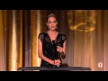 ANGELINA JOLIE receives the Jean Hersholt.