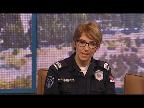 Policijska službenica o opasnosti pirotehnike - Dobro jutro Srbijo - (TV Happy 16.12.2017)