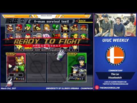 [Smashing Illini Weekly] Visualwatch (Marth) vs. PRZ (Fox) SSBM Singles