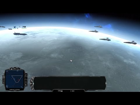 Venators vs Providence Dreadnought with support ships (FOTR Mod)