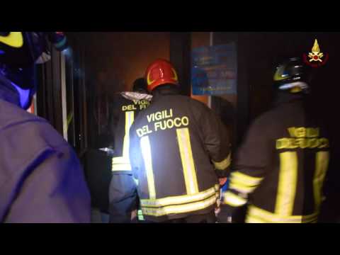 Incendio al Mercato Centrale- video