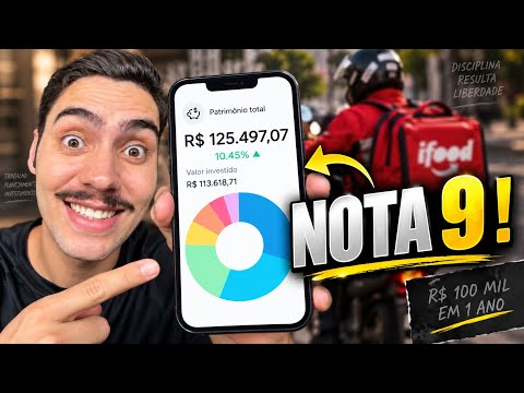Como um entregador construiu uma carteira de R$ 100 mil