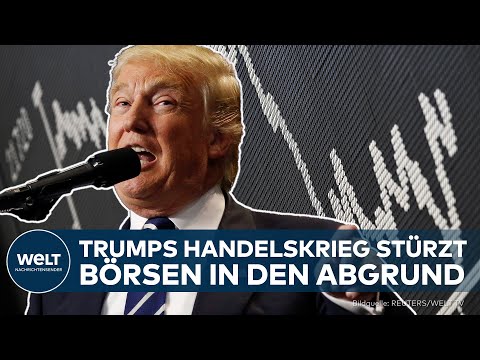 TRUMP-ZÖLLE LÖST BÖRSENBEBEN AUS: Kurse rauschen in die Tiefe - Anleger geraten in Panik