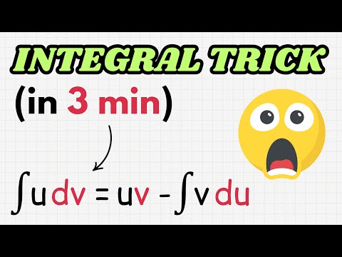 Integration By Parts In 3 Minutes