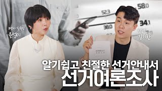[알기쉽고 친절한 선거안내서] 선거여론조사 및 공표금지기간 영상 캡쳐화면