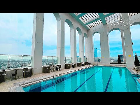 Gangnam Station's newly built officetel, Luca 831, is a high-end officetel with a rooftop pool. W...