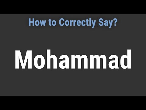 How to Pronounce Name Mohammad (Correctly!)