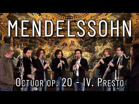 MENDELSSOHN Octet op. 20 - IV. Presto | Nicolas BALDEYROU