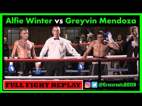 Alfie Winter vs Greyvin Mendoza FULL FIGHT  - TM14 & Mo Prior Promotions (20/05/23)