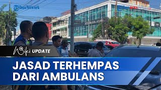 Saksi Mata Lihat Jenazah Terlempar dari Mobil Ambulans saat Tabrakan di Jalan Sutomo Medan