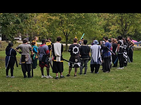 OK23 - Single Blue Belegarth Foam Sword Fighting Tournament Competition at Okfest 2023