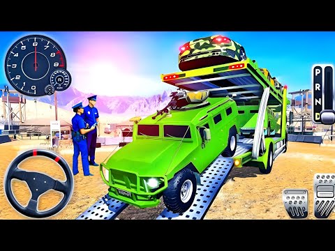 US Army Transport Trucks Simulator 3D || Transport Truck Multi Cars Driver || Android gameplay
