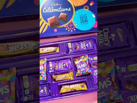 Cadbury celebrations pack 150 rupees ka🍫🤤 #shorts #dairymilkchocolates #celebration #cadbury