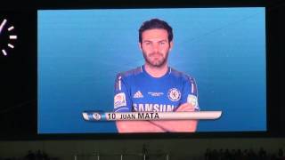 12/12/13 Monterrey×Chelsea　チェルシーメンバー発表