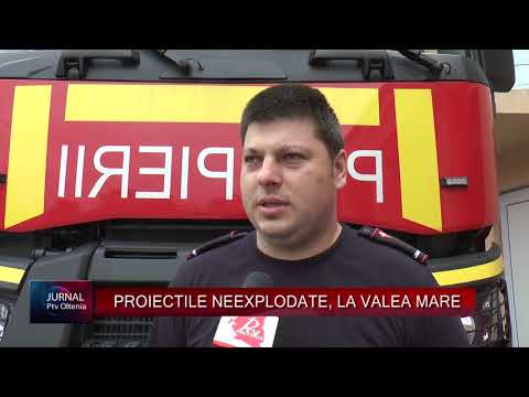 PROIECTILE NEEXPLODATE, LA VALEA MARE