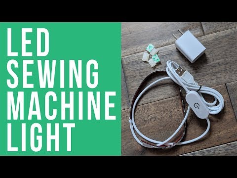 How to Install the Led Sewing Machine Light