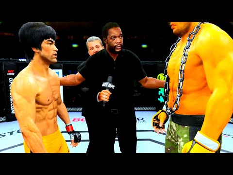 Bruce Lee vs. Man Corn - EA sports UFC 4