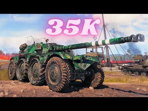 Panhard EBR 105  18K Spot Damage & EBR 105  17K World of Tanks Replays