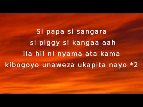 P love - Nyama (official lyrics video)